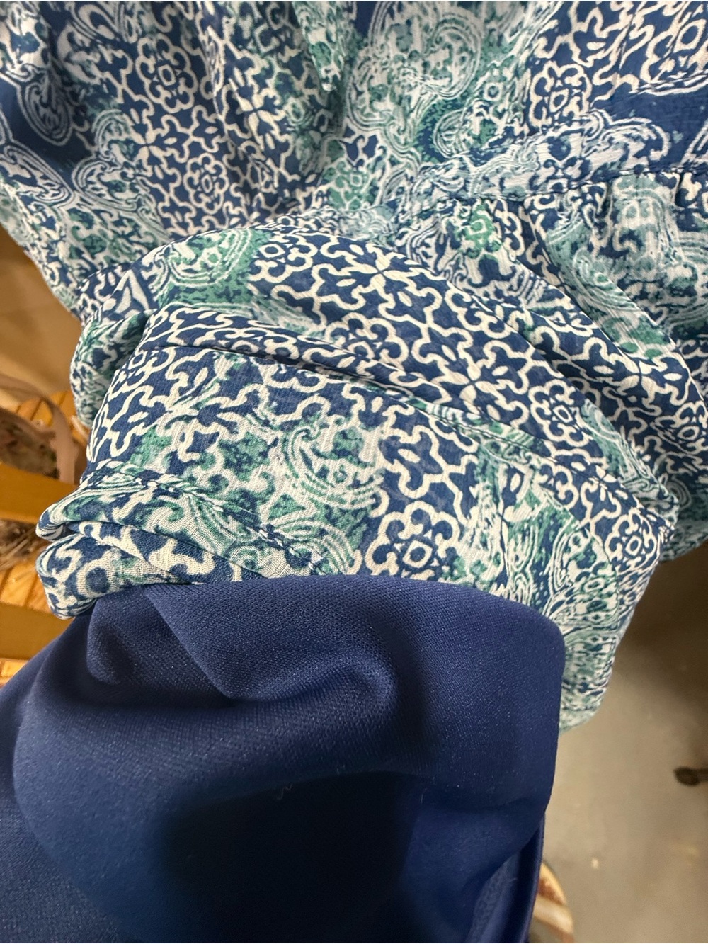 Banana Republic Blue Paisley Print Mini Dress - Picture 6 of 10
